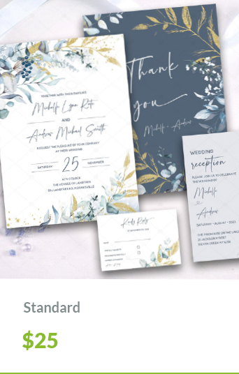 Print Designs Invitation Standard